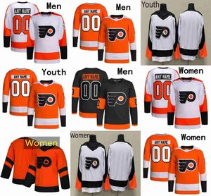 Philadelphia''Flyers''hockey tröjor 11 Travis Konecny ​​13 Kevin Hayes 21 Scott Laughton 77 Tony DeAngelo 74 Owen Tippett 48 Morgan Frost 86