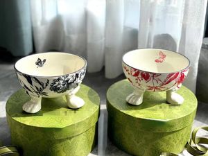 Pets Designer Bowls G Dog Pet предоставляет пищевую кошку кормление с подарочной коробкой ift