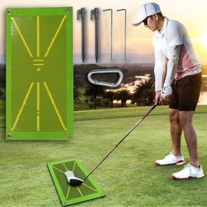 Outros produtos de golfe Tapete de treinamento de golfe para detecção de balanço Batting Ball Trace Detection Mat Swing Path pads Swing Practice Pads Golf Training Pad 231120