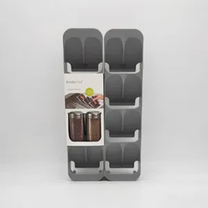 Storage Bottles 8 Rack Kitchen Sauce Bottle Holder Cabinet Drawer For Spice Jar