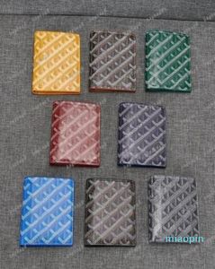 2023-luxury designer wallets for men and women bank card holder coin passport holder fashion print style short wallet