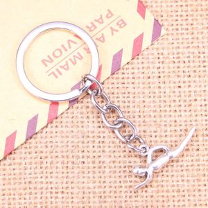 Keychains 20pcs Fashion Keychain 29x11mm Swimming Swimmer Sporter Pendants DIY Men Jewelry Car Key Chain Ring Holder Souvenir For Gift