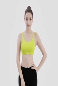 Yoga Sports Bra Fu Cup Hızlı Kuru Kuru Üst Şok geçirmez Çapraz Geri Push Up antrenman Sütü Kadınlar için Jogging Fitness BRA4555194