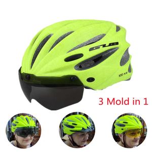 Cycling Helmets GUB 3 in 1 Cycling Helmet Lightweight Breathable In-mold Racing Bicycle Helmet MTB Road Sports Safety Bike Helmet Casco Ciclismo P230419