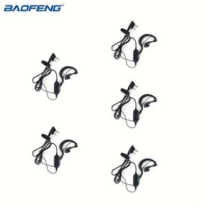 Walkie Talkies 5pcs Earpieces Headsets with Mic Enhance Your Communication for Baofeng Two-way Radio UV-5R & BF-888