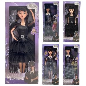 Dockor Addams Family Figure Doll Cute Cloth Puppet Toys onsdag 14,3 tum barn Toy Birthday Christmas Gifts 231118