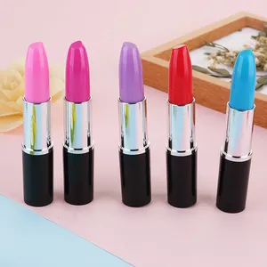 100pcs Lipstick Ball-Point Pen Creative Beautiful Sign Girl Gift For Home Store School