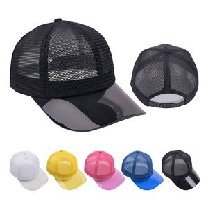 Mode gelé snapback caps män kvinnor snapbacks designer mesh hattar sport transparent cap justerbar lastbil hatt hög kvalitet