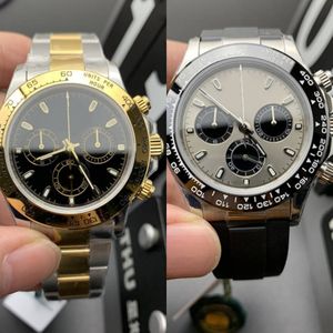 Relógio masculino de luxo 40mm U1 relógio automático ouro safira cristal designer relógio masculino 904L pulseira de aço inoxidável mostrador panda Montre De Luxe relógio dhgates