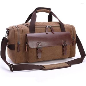 Duffel Bags Weekend Bag Back Black Blound Plound Big Hanvas багаж для мужчин. Женщины путешествуют Duffle 2023