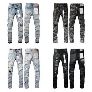 Roxo para homens jeans designer jeans homens de alta qualidade em linha reta retro streetwear casual sweatpants designers calças jeans