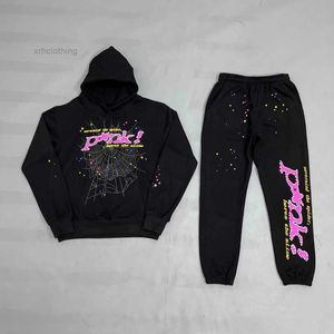 Spider Hoodie Sweatshirts sp5der Hoodie Übergroße neue Männer Frauen Young Thug Sweatshirt Trainingsanzug Web Pullover Sp5der 555555 Puff Pink Jogginghose PNPI