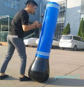 Inflatable Punching Bag Tumbler Training Fitness Kick Fight Punching Bag for Kids Adult