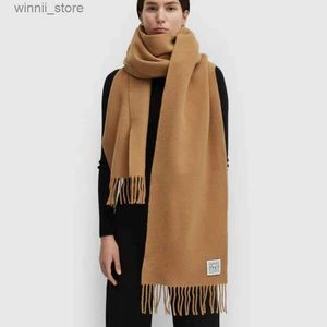 Schals Mode Luxus Frauen Pashmina Wraps Kostenloser Versand Schweden Marke Toteme Solide Einfache Design Wolle Schal Mann Luxus Schals Dame menL231120