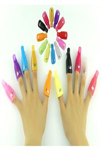 DropPlastic Nail Art Soak Off Cap Clip Зажим для снятия УФ-гель-лака Оберточная жидкость для снятия лака Средство для очистки ногтей 8887836