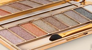 Professional EyeShadow Maquillage 9 Colors Diamond Bright Makeup Eyeshadow Naked Smoky Palette MakeUp DHL 1906305