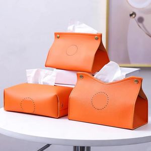 Haushalt Wohnzimmer Tissue Box Typ Spender Küche Restaurant Papierschublade Schlafzimmer Badezimmer Tissue Boxen decken Serviettenpapierschubladen ab