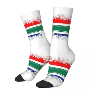 Мужские носки с художественным флагом Южной Африки, унисекс, зимние уличные носки Happy Street Style Crazy Sock