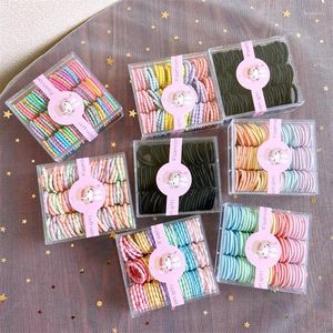 Akcesoria do włosów 90pcs/partia Dzieci Ustaw prezenty Wysokiej jakości elastyczne zespoły księżniczki Ponytail Braid Holder Girl