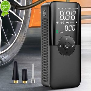CARSUN Pompe Air Rechargeable pour Pneus de Voiture et Vlo Compresseur Numrique Sans Fil Puissance Mobile Accessoire Portable