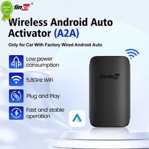 2023 CarLinkit Android Auto bezprzewodowy adapter Smart AI Box Plug and Play Bluetooth Wi -Fi Auto Connect do przewodowych samochodów z systemem Android Auto