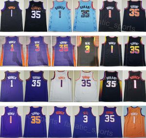 Team Bradley Beal Basketball Jersey 3 Man Valley Kevin Durant 35 Devin Booker 1 City tjänade broderier och sy för sportfans uttalande ikon toppkvalitet till försäljning