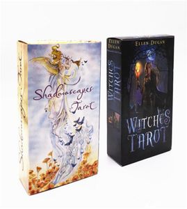 5 Styles Tarots Witch Rider Smith Waite Shadowscapes Wild Tarot Deck Board Game Cards with Colorful Box English Version6593752