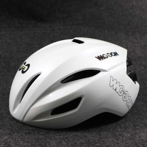 Helmy rowerowe 2022 NOWOŚĆ HELMET AERO RIOTE HEVET MTB Rower Helask z okularami przeciwsłonecznymi Porty dokujące EPS integralnie rozszerzony hełm wyścigowy P230419