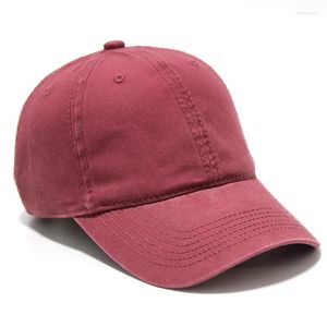 Basker retro slitna utseende tvättad hatt baseball mössa mjuk toppsten tvättade toppade broderade tryckta logotypen sol