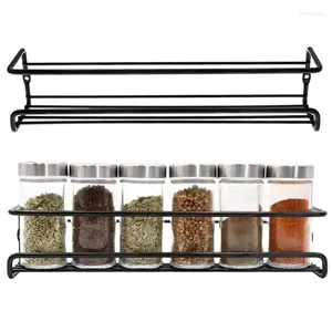 Kök förvaring stansfri metallhylla väggmonterad för hushållskedjor rack kryddor och dränering