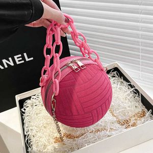 Shoulder Bags Ins Popular Basketball New Personalized Round Ball Small Design One Crossbody Handbag 230420