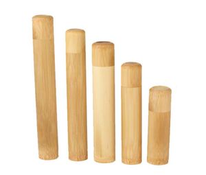 Bambu te kapsel caddies bärbara tätade te fat cylinder cylinder te pot9246472