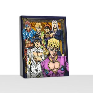 Jojos Bizarre Adventure Teil 5 Bild Wandposter Moderner Stil Leinwanddruck Gemälde Kunst Gang Wohnzimmer Einzigartige Dekoration7683653