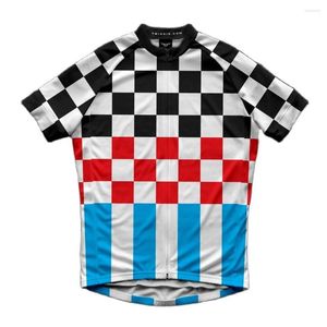 Jackets de corrida verão de manga curta Ciclismo Man Mtb Road Bike Ride Round Roupa Roupa Ciclismo Team Pro Race Camisetas