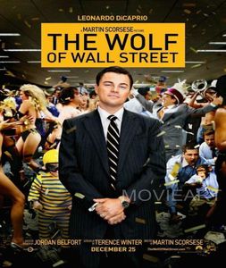 Lobo de Wall Street Preto Branco Clássico Filme Arte Presentes Impressão em Seda Pôster 6663195930