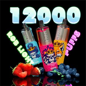 Wholesale Vape Sidia puffs 12000puffs Disposable Vape E-cigarette RGB light 11 colors mesh coil vape pen vapor kit puff 12k vapes