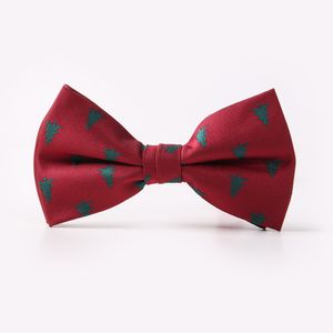 Bow Ties Christmas Bowtie świąteczny świąteczny choinka wzorzyste na motyle motyla rozmiar 12*6,5 cm 100% polister dla mężczyzn bluzka krawa