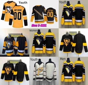 Maglie da hockey di Pittsburgh Penguins 87 Sidney Crosby 71 Evgeni Malkin 43 Danton Heinen 73 Pierre-Olivier Joseph 7 Dmitry Kulikov 8 Brian Dumo