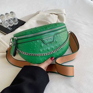 Akşam çantaları zincir kadın bel çantası lüks odile desen crossbody çanta kadın çanta çantası muz kemer çantası gündelik seyahat göğüs çantası j230419