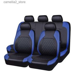 Car Seat Covers Universal Car Seat Covers For VW CC T-ROC Golf 5 Passat B5 Mitsubishi Eclipse Cross ASX Full Surround Auto Accessories Q231120