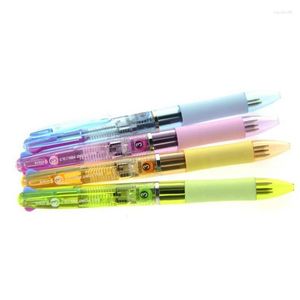 /Lot 3 Färger i 1 Press Ballpoint Pen 0.7mm Classic Office School Accessories Pens Stationery Escolar Material