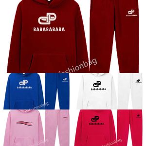 2023 Mäns set Designer Tracksuits Suit Tide Letters Print High Street Loose Hoodies and Sweatpants Set Casual Sports Suits S-4XL A1