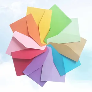 Gift Wrap 30 Pcs Mini Envelope Colored Envelopes Bank Bag Blank Greeting Cards Colorful