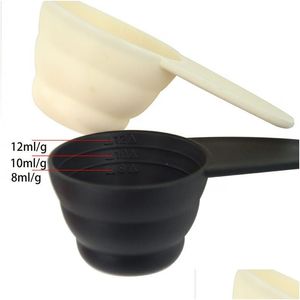 コーヒースクープ3色食品グレードのプラスチック製のスケールスケールスケープベーキング用品とミルク卸売lx5473ドロップデリバリーDH7pc