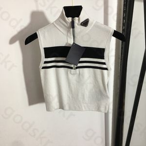 Kobiety z czołgów Camis Trójkąt kamizelka kamizelka kamizelka mody mody pół zamka szczupła kamizelka sportowa klasyczna elastyczna camisole y240504