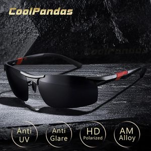 Okulary przeciwsłoneczne 2023 Trendy aluminium HD dla mężczyzn spolaryzowane UV400 Day Night Drives Kieliszki męskie sportowe sportowe okulary 231121