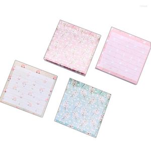 Present Wrap 1Pack/Lot Elegant Fresh Floral Memo Pads Planner Sticker Stycky Notes Notepads School Office Supply