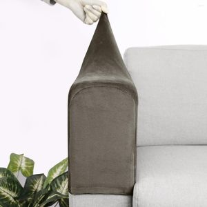 Chair Covers 2 Pcs Armrest Protector Elastic Cover Universal Sofa Protective Cloth Double Recliners