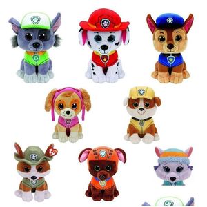 Stuffed Plush Animals Fábrica Atacado 25cm 8 Estilos Dog Patrol Brinquedos Filme de Animação e Teion Cercando Bonecas Presentes para Crianças D Dhz4D