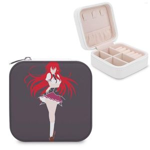 Jewelry Pouches Rias Gremory Storage Box Layers Organizer Women Girls Gift Earring Ring Necklace Riasgremory